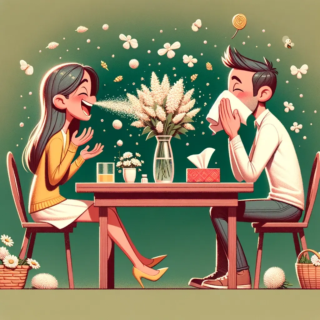 Un Rendez-Vous Amoureux en Saison des Pollens : Conseils pour Romantiques Éternuants