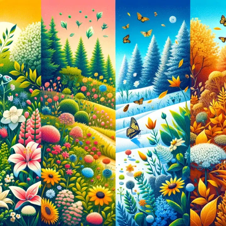 Les Saisons du Pollen : Un Kaléidoscope d'Allergies